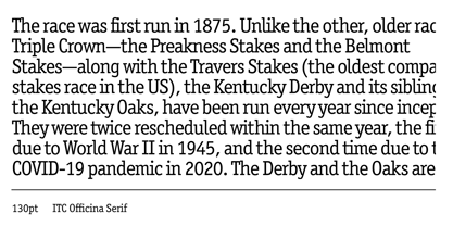 ITC Officina Serif Font Poster 3